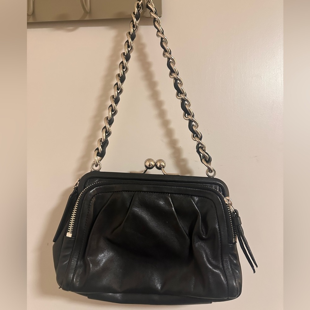 Coach Parker kiss lock chain bag